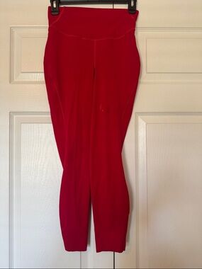 lululemon athletica Bold Red High-Rise Leggings